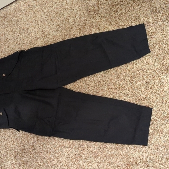Express Super High Rise Pants Black Women's Size 0 Lyocell - Picture 13 of 15